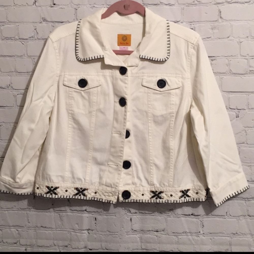 Ruby Rd White Jacket